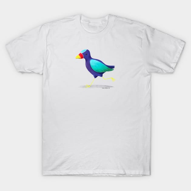 American Purple Gallinule T-Shirt by julianamotzko